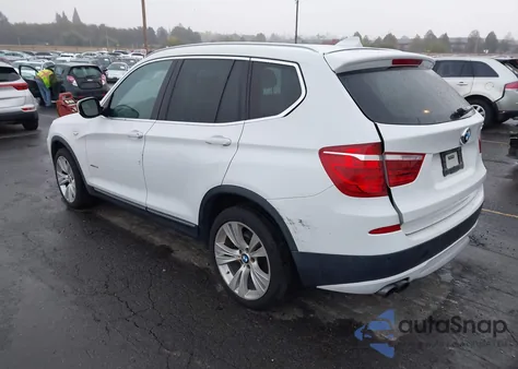 2013 BMW X3 xDrive35I из США, поврежденный, VIN 5UXWX7C50DL980693